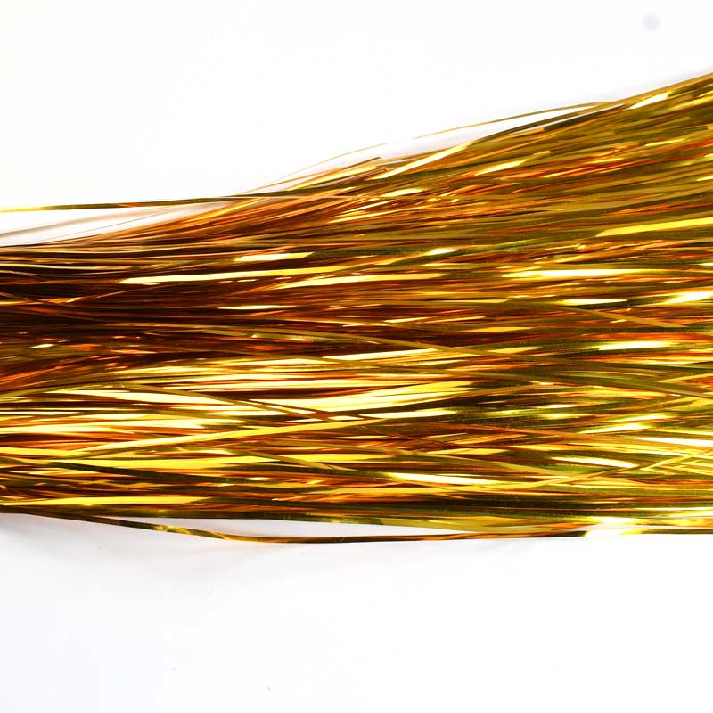 Mukaish Metal Strips - 1mm Flat - Deep Gold (Approx 56ft)