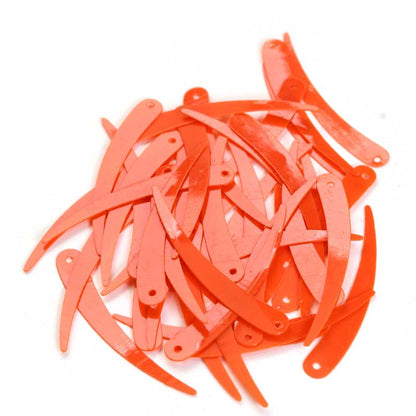 Sequins -  Feather Saber - Flame Orange (10g)