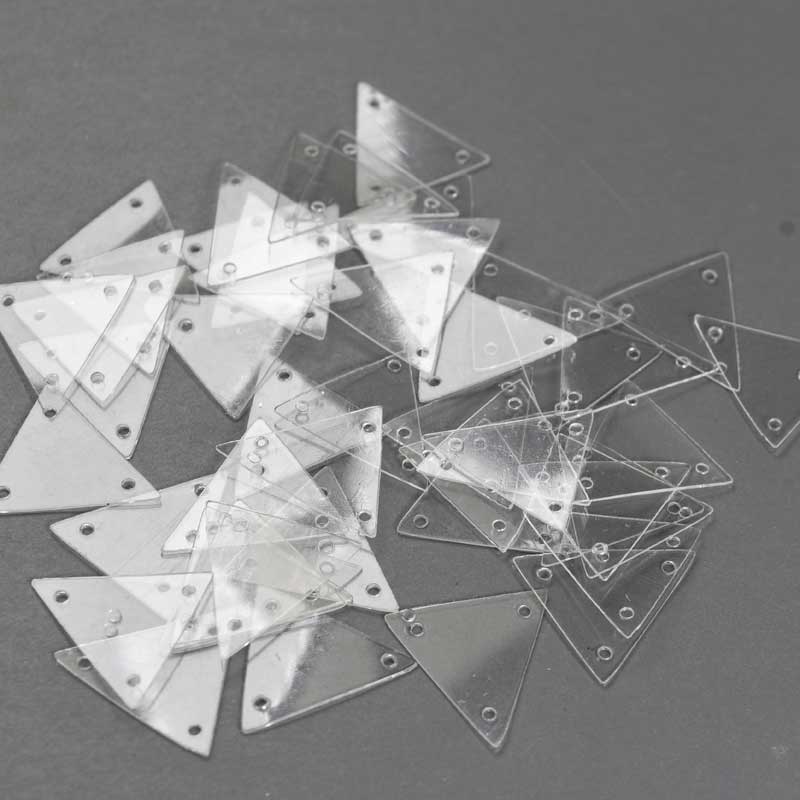 Sequins -  Triangle - Crystal (10g)
