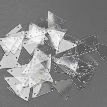 Sequins -  Triangle - Crystal (10g)