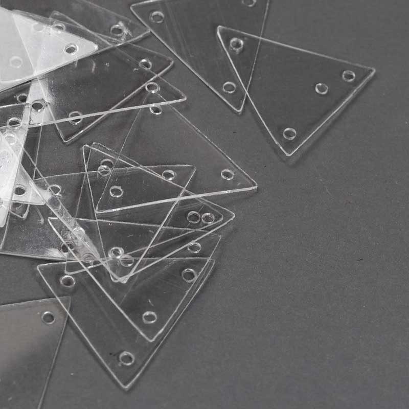 Sequins -  Triangle - Crystal (10g)