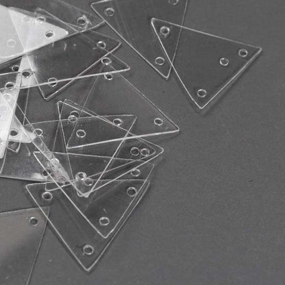 Sequins -  Triangle - Crystal (10g)
