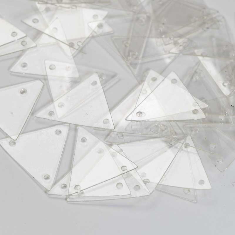 Sequins -  Triangle - Crystal (10g)