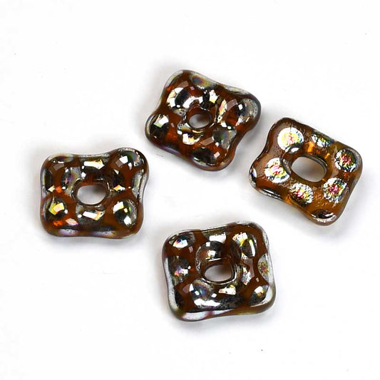 Fused Glass - 14mm - Trafalgar Square - Butterscotch (2)