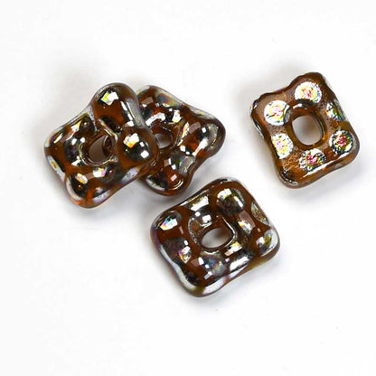 Fused Glass - 14mm - Trafalgar Square - Butterscotch (2)