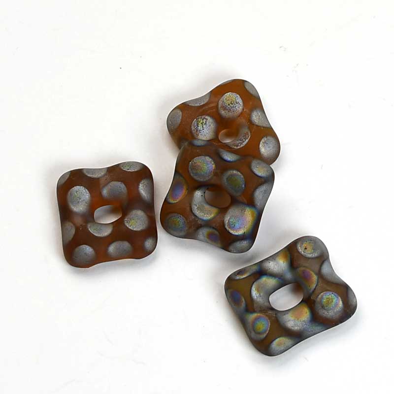 Fused Glass - 14mm - Trafalgar Square - Matte Butterscotch (2)