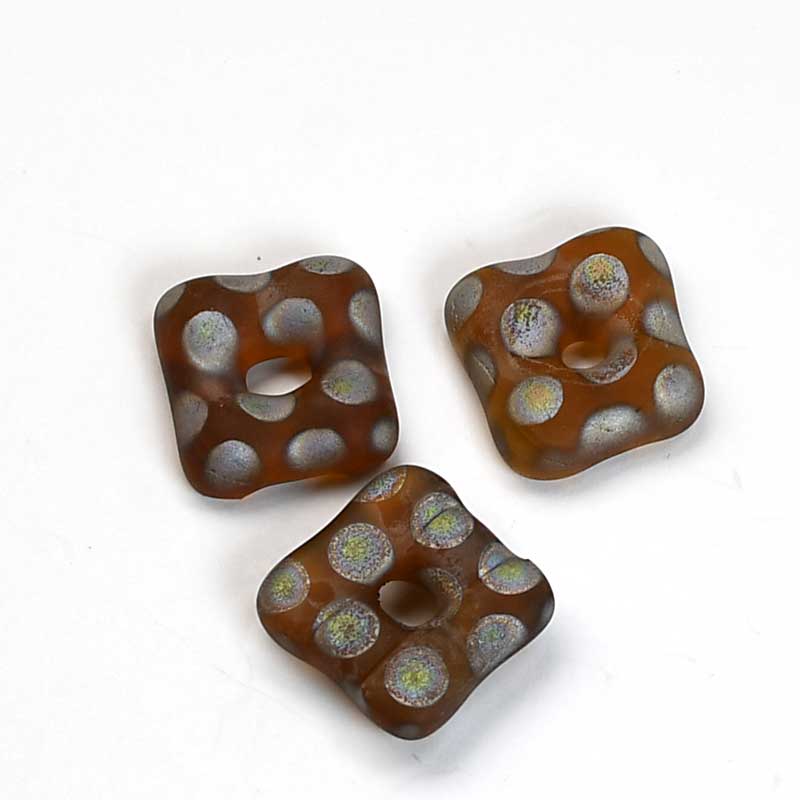 Fused Glass - 14mm - Trafalgar Square - Matte Butterscotch (2)