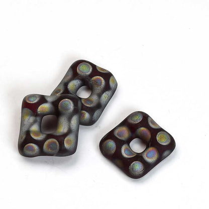Fused Glass - 14mm - Trafalgar Square - Matte Garnet (2)