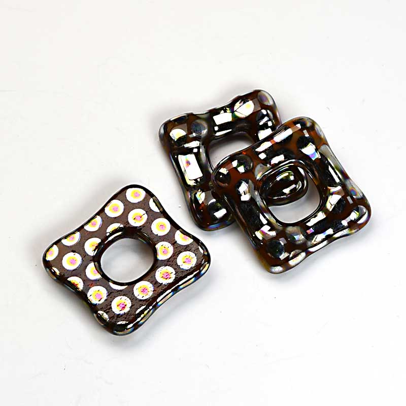 Fused Glass - 25mm - Trafalgar Square - Butterscotch