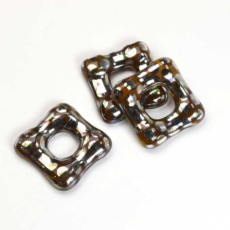 Fused Glass - 25mm - Trafalgar Square - Butterscotch