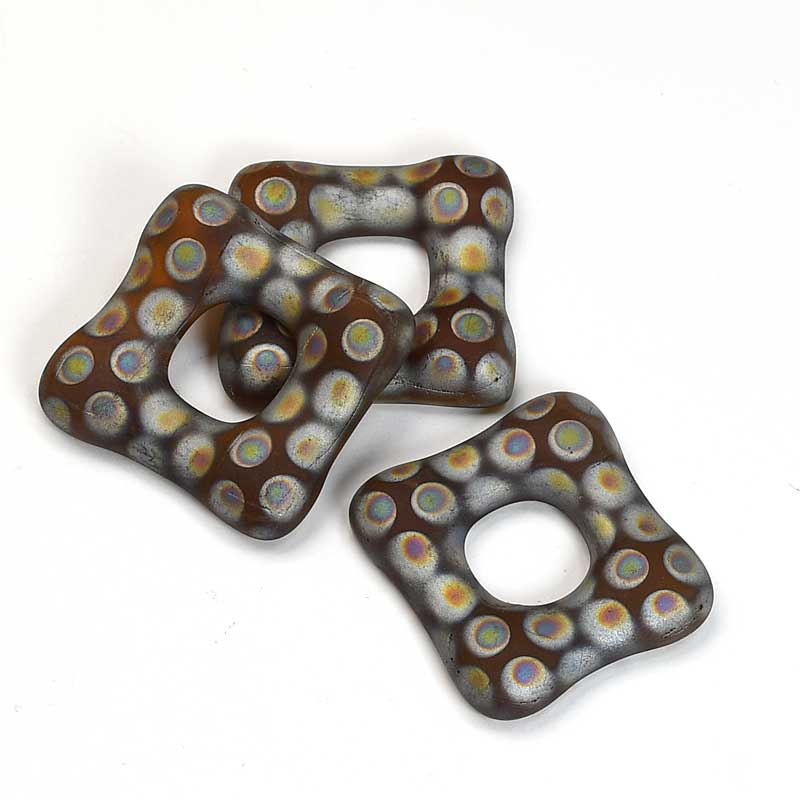 Fused Glass - 25mm - Trafalgar Square - Matte Butterscotch