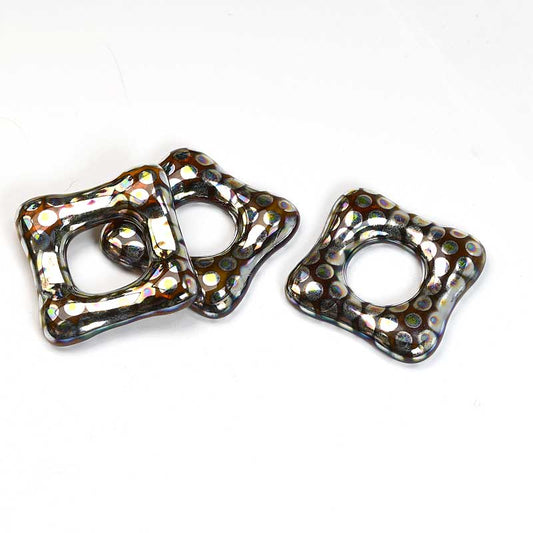 Fused Glass - 35mm - Trafalgar Square - Butterscotch