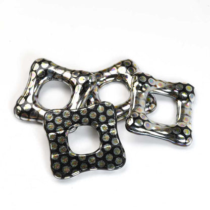 Fused Glass - 35mm - Trafalgar Square - Jet