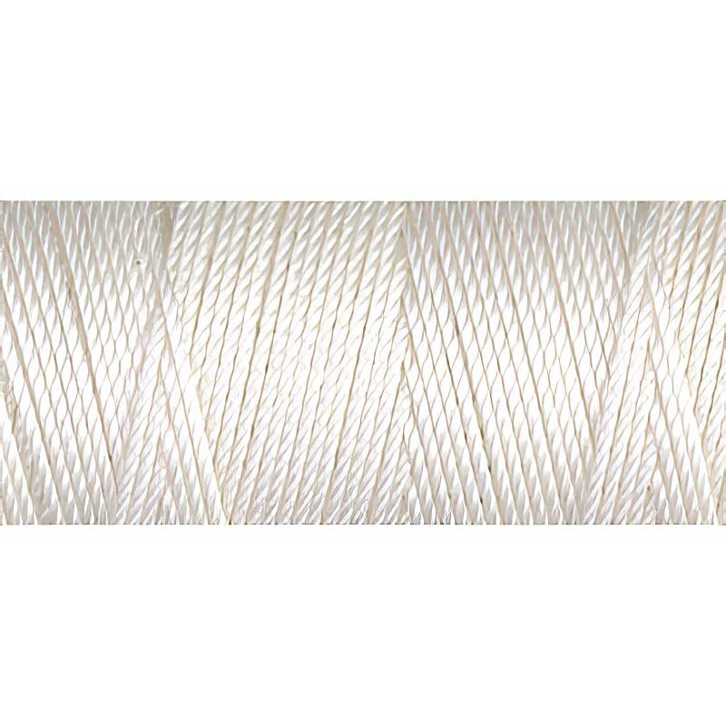 C-Lon Bead Cord - White - Fine