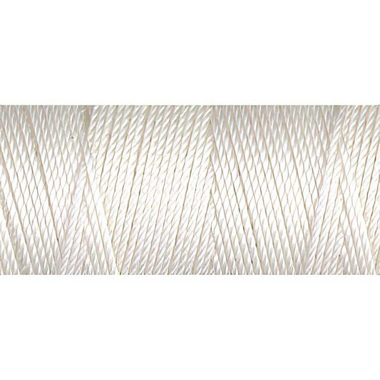 C-Lon Bead Cord - White - Fine