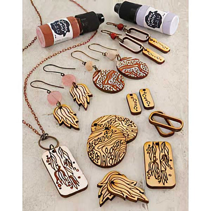 Colorful Soul Component Set - Lily River Panel - Natural Wood