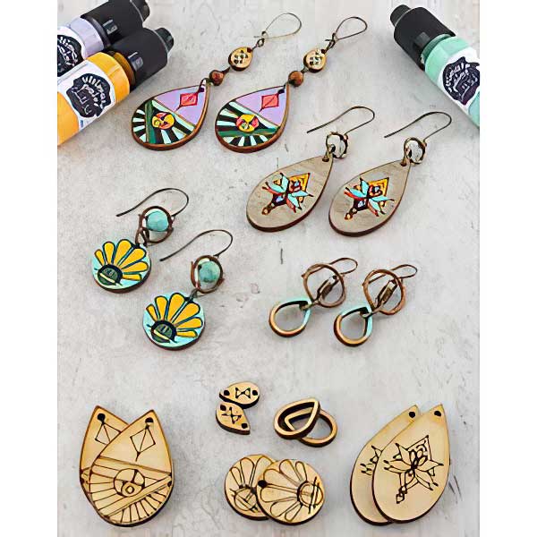 Colorful Soul Component Set - Sacred Beauty Panel - Natural Wood