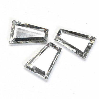 Swarovski Vintage Flatback Rhinestones - 11x15mm - Faceted Keystone Article 4705
