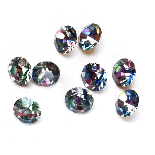 Swarovski Vintage Rhinestones - ss25 /5.5mm - Chaton (Round Pointed Back) Foiled