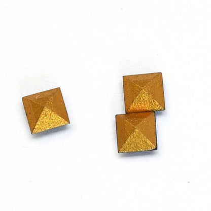 Swarovski Vintage Rhinestones - 4mm - Faceted Square - Montana (72pcs)