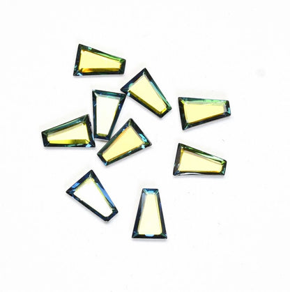 Swarovski Vintage Flatback Rhinestones - 7x10mm - Faceted Keystone Article 4705/