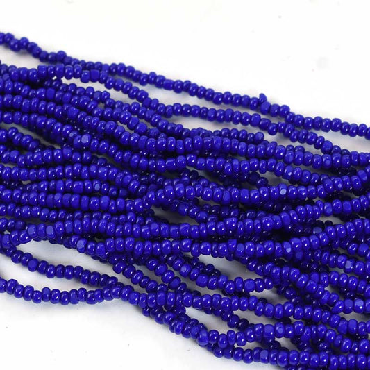 Czech Cut Seedbeads - 13/0 - Lapis Blue (hank)