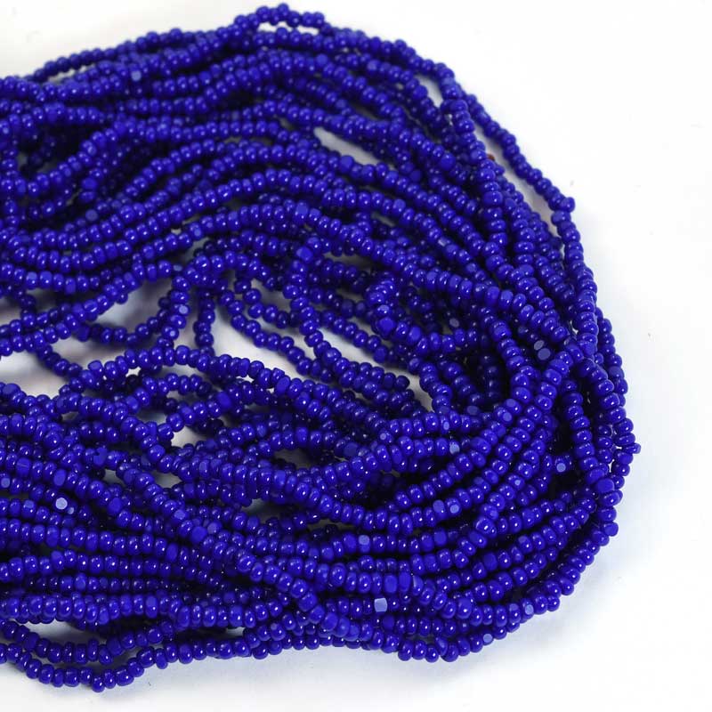 Czech Cut Seedbeads - 13/0 - Lapis Blue (hank)