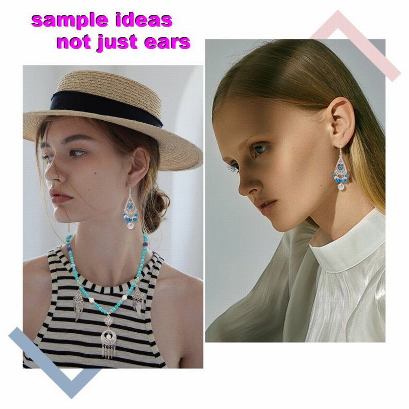 Earring - Chandelier Collection - Antiqued Silver (Box 30prs)