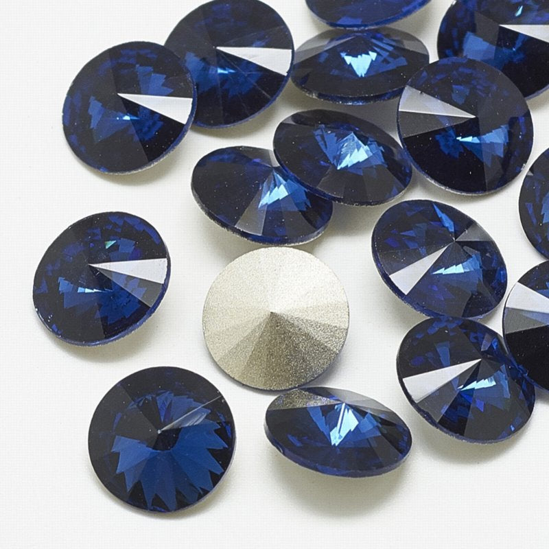 16mm Rhinestones Faceted Fancy Crystal Rhinestone - 16mm - Rivoli - Montana (5) – shop ...