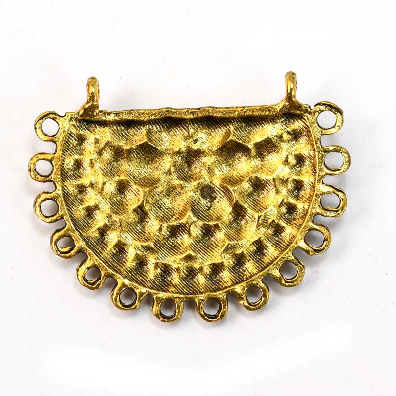 MultiLoop Flower 1/2Circle   AntGld Each