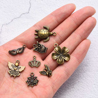 All the Charms    Antique Bronze 100pcs