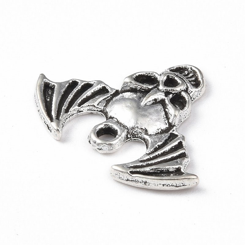 Halloween Theme 2 Charms   Ant Silv 15pcs