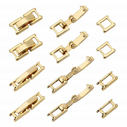 Clasps - Fold Over Watch Style - 24 K Gold Plated (20sets)