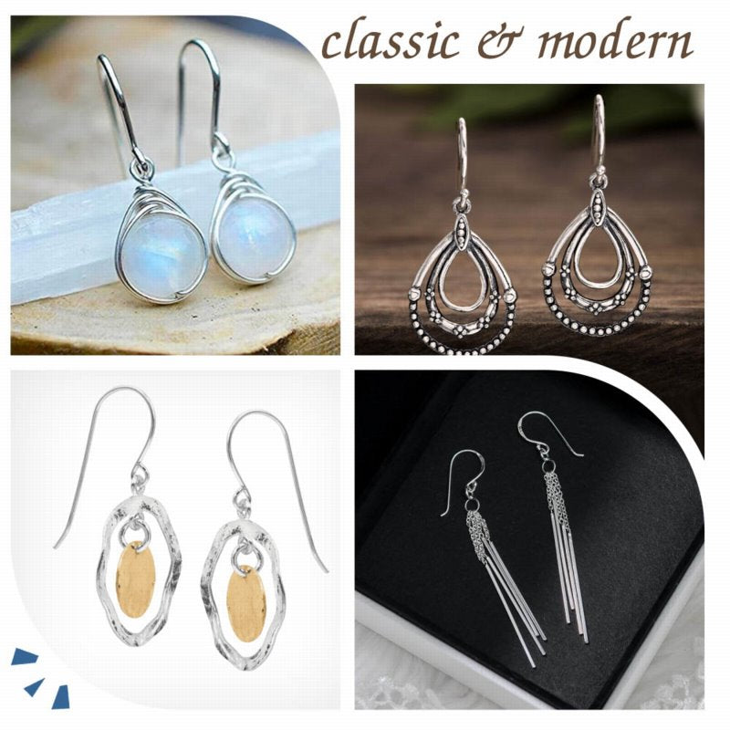 Earring - Shepherds Hook - Sterling (10pairs)