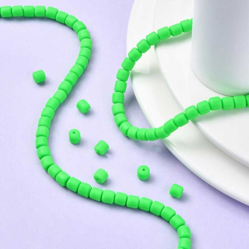 Polymer Clay Vinyl - Tubes - Lime Crime (strand)