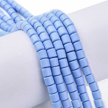 Polymer Clay Vinyl - Tubes - Pastel Periwinkle (strand)