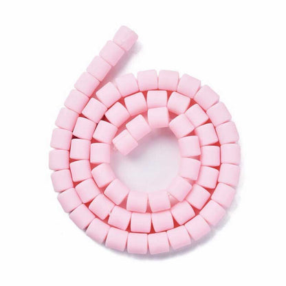 Polymer Clay Vinyl - Tubes - Bleached Barbie Pink (strand)