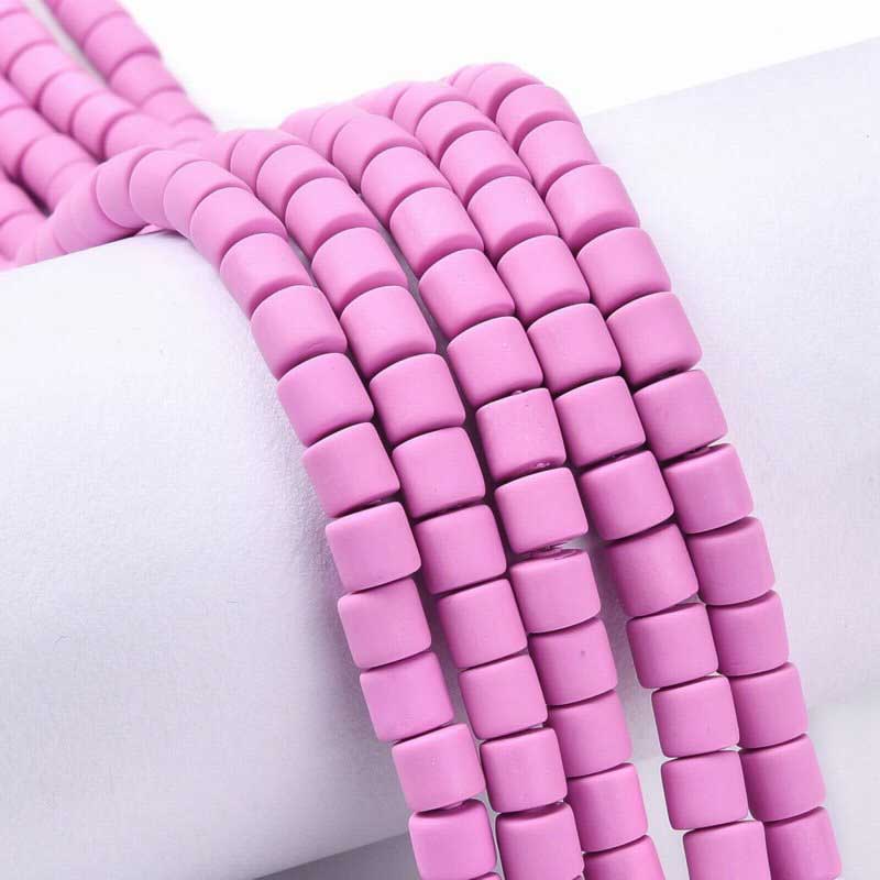Polymer Clay Vinyl - Tubes - Orchidly So (strand)