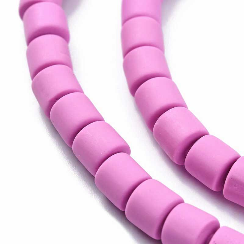 Polymer Clay Vinyl - Tubes - Orchidly So (strand)
