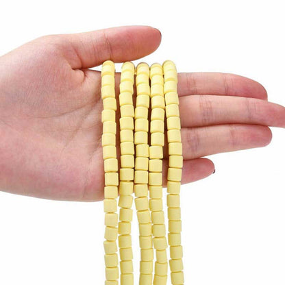 Polymer Clay Vinyl - Tubes - Lemon Sorbet (strand)