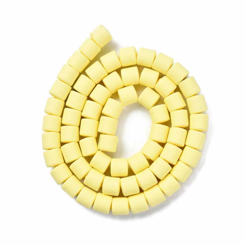 Polymer Clay Vinyl - Tubes - Lemon Sorbet (strand)