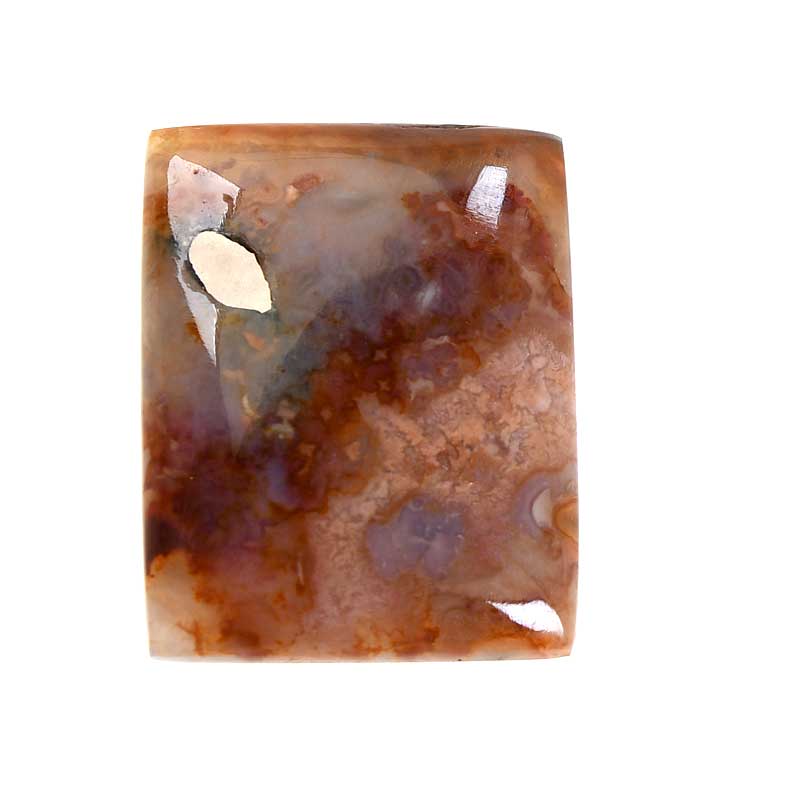OOAK Cabochon - Plume Agate - Rectangle