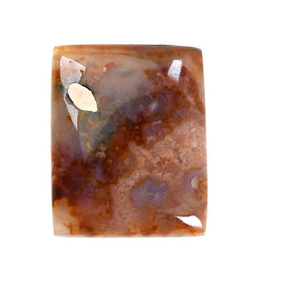 OOAK Cabochon - Plume Agate - Rectangle