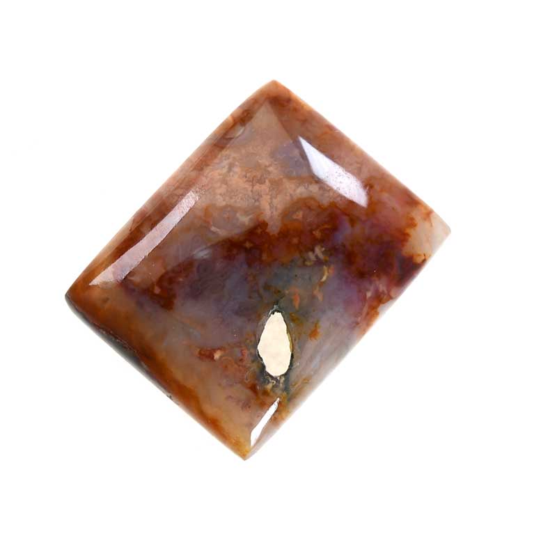 OOAK Cabochon - Plume Agate - Rectangle