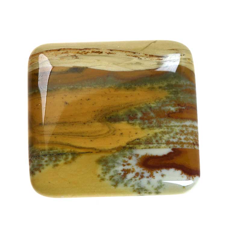 OOAK Cabochon - Picture Jasper - Square