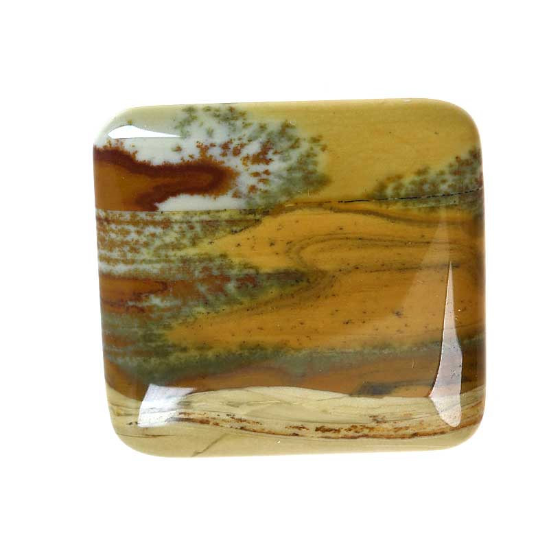 OOAK Cabochon - Picture Jasper - Square