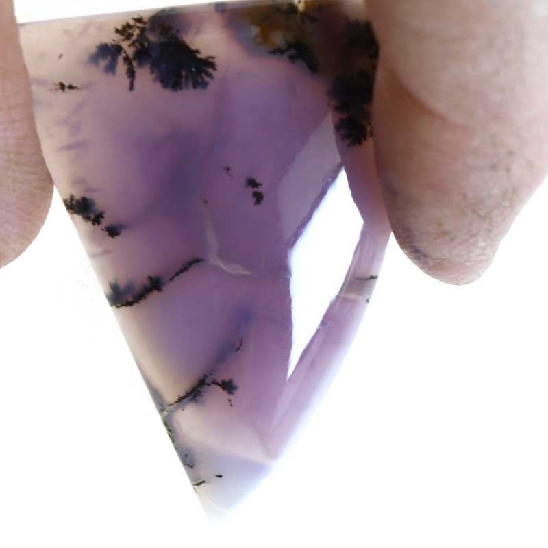 OOAK Cabochon - Amethyst Sage Agate - Freeform