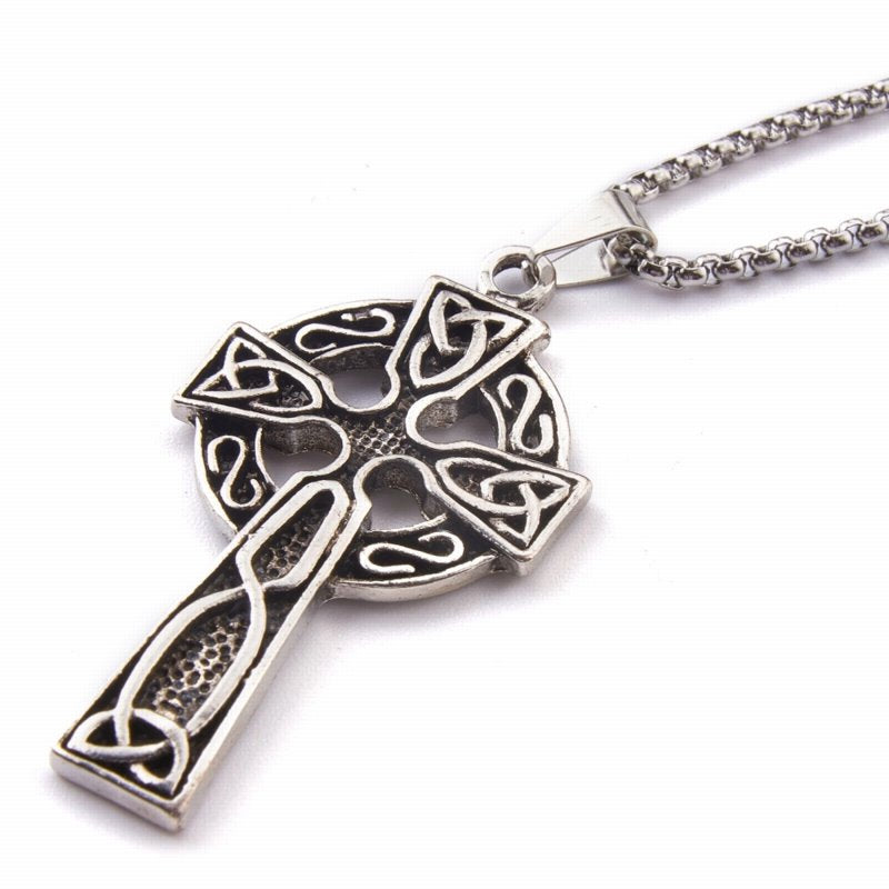 Celtic Cross Pend (wChain)   AntSilv Each