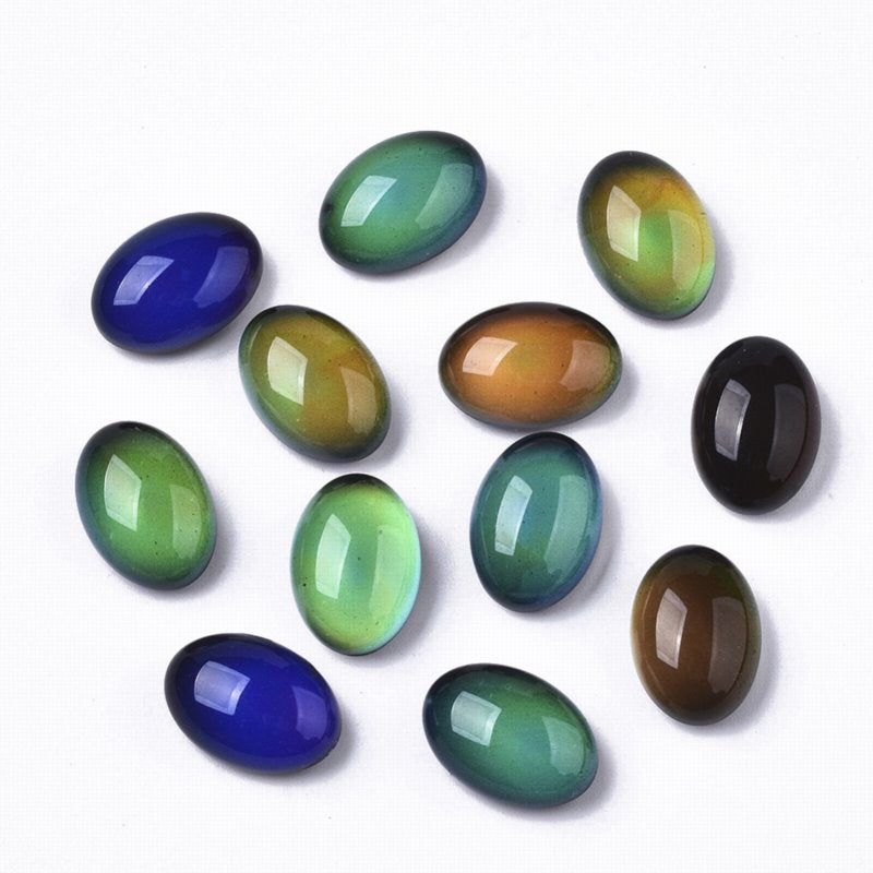 Mood Temperature Color Change Cabochon - 10x14.5mm - Oval (5)