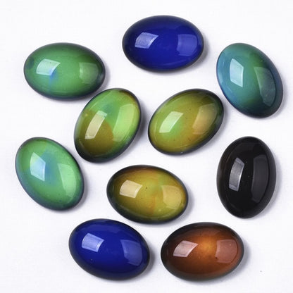 Mood Temperature Color Change Cabochon - 14x21mm - Oval (4)
